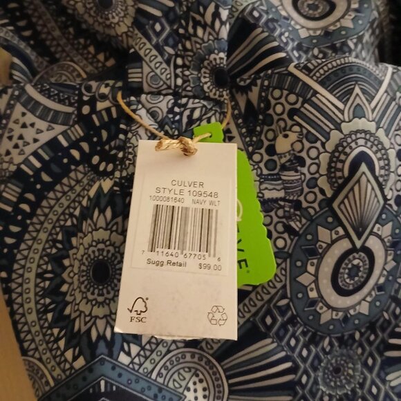 NWT Sakroots Culver boho print crossbody tote bag with removable & cosmetic bag - Picture 7 of 10